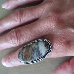Crazy Lace Jasper ring
